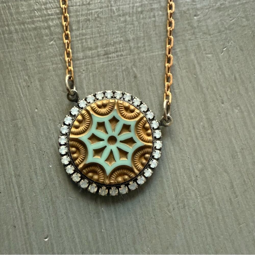 Sabika Crystal Summer 2017 Pendant Necklace